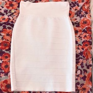 Bandage White skirt